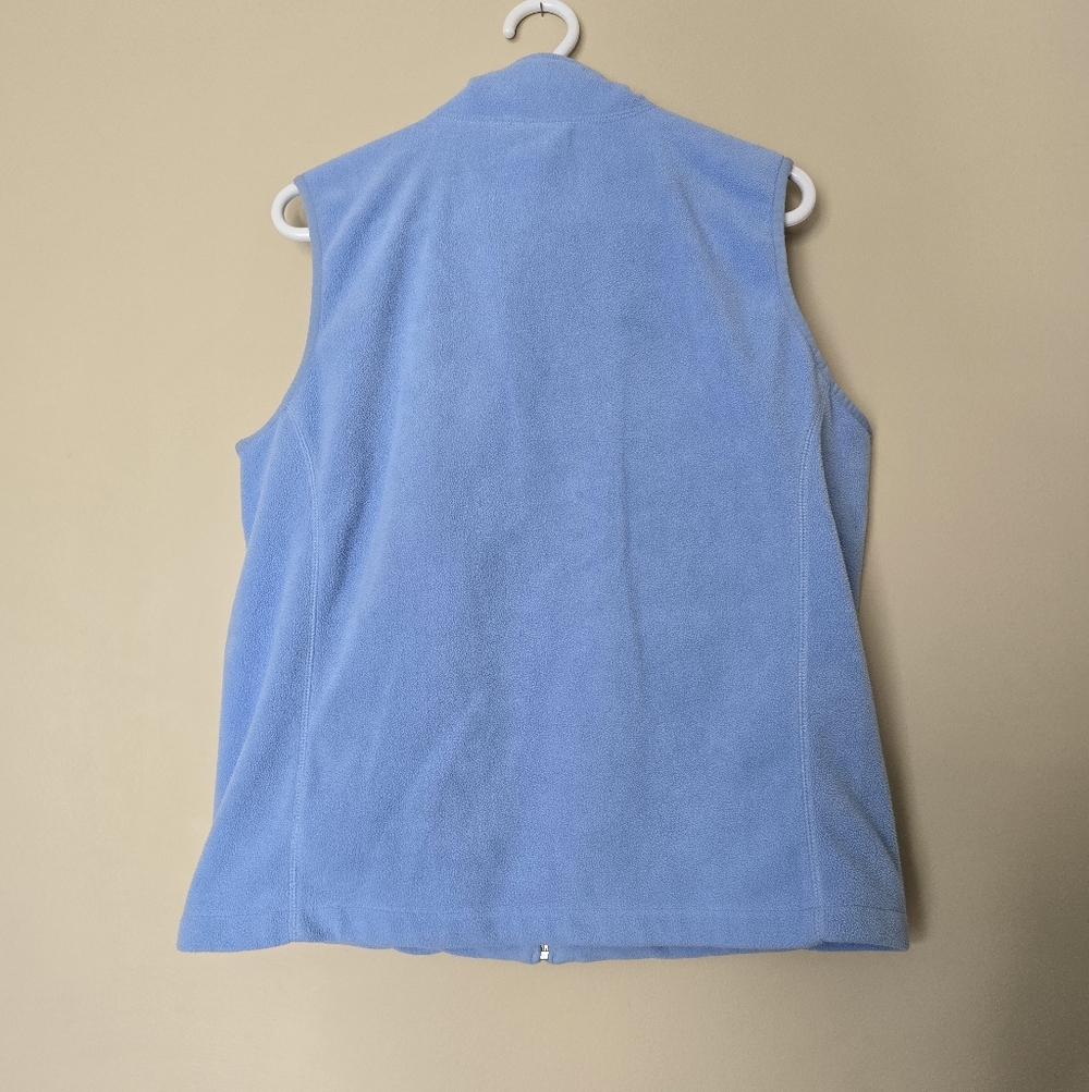 Denver Hayes Blue Full Zip Fleece Vest Extra Large - Picture 4 of 9